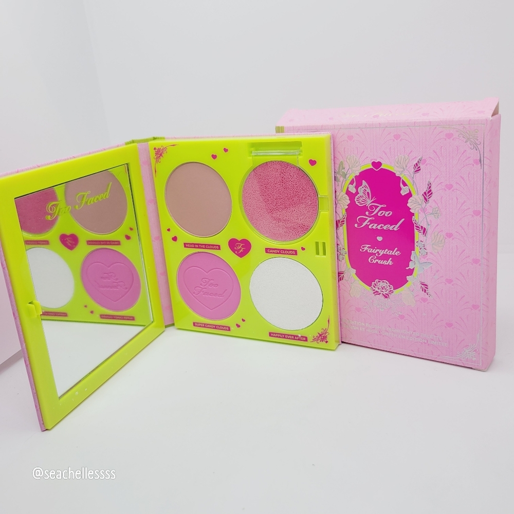 Too Faced Fairytale Crush Blush & Highlighter Limited Edition Brand New In Box